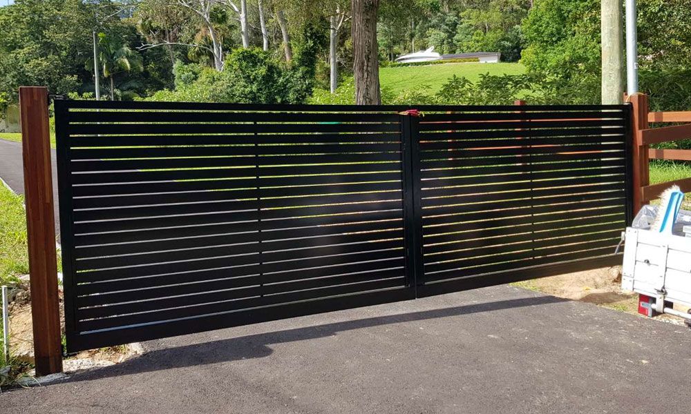 Slat Driveway Gate